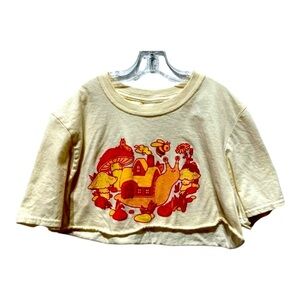 Women’s Vintage Hot Topic 70’s Graphic 1/2 Shirt